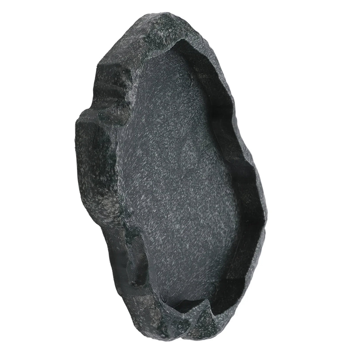 Tortoise Turtle ABS Resin Rock Feeder Food Water Dish Bowl Reptile Feeder Dish Qme