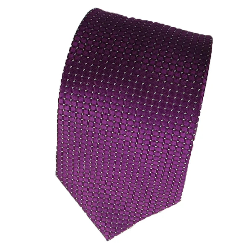 Purple Floral Stripe Elegant Necktie | Tuxedo Fashion Tie Formal Necktie Qme RT17