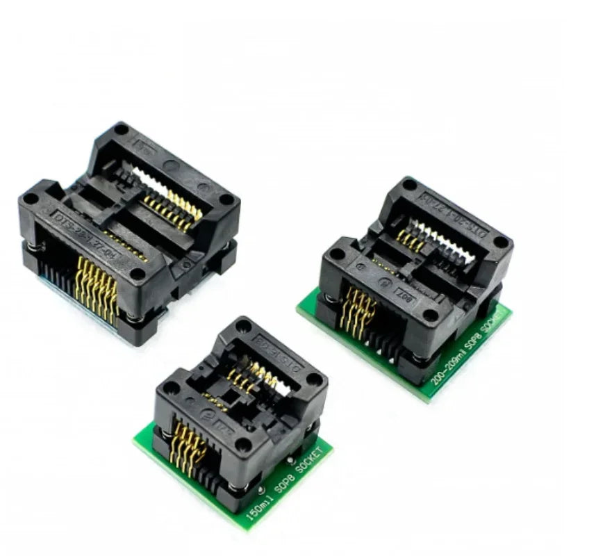 SOIC8 SOP8 to DIP8 Wide-Body Programmer Adapter Socket Programmer Adapter Socket Qme