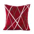 Polyester Cushion Cover Sofa Throw Pillow Case 45cm | Home Décor Cushion Cover Qme Red