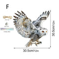 Reflective Owl Scarecrow Waterproof Bird Repeller | 12in Bird Repeller Decoy Qme F