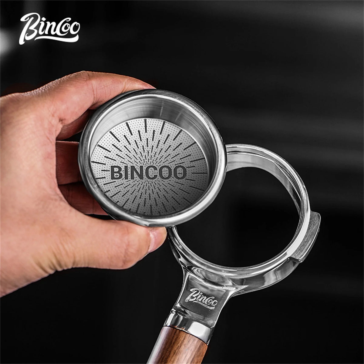 Bincoo Precision Espresso Coffee Basket 51–58.5mm Portafilter Espresso Filter Basket Qst