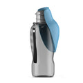 Portable Dog Water Bottle 800ml – Leakproof Outdoor Pet Bottle Pet Water Bottle Qme Blue gray