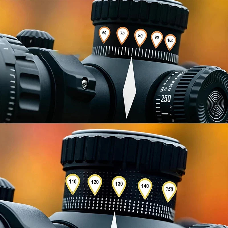 Rifle Scope Turret Dope Sticker Tags – 10 Sheets | Qme Scope Turret Stickers Qme