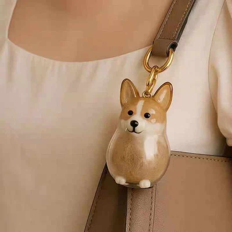 Fur Ball Keepsake Storage Box – Cute Pet Pendant Organizer Keepsake Storage Box Qme