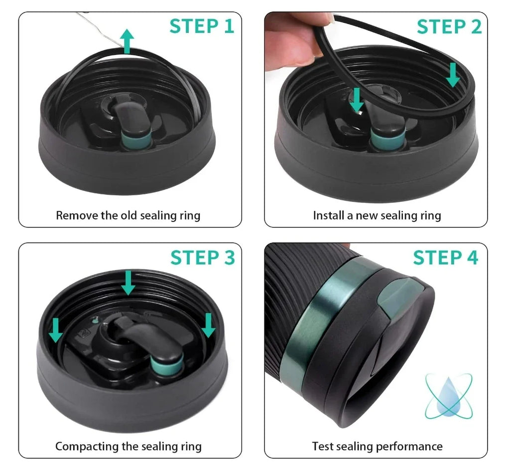 Contigo Snapseal Byron Travel Mug Seal Replacement – 6 Pack Travel Mug Accessory Qme