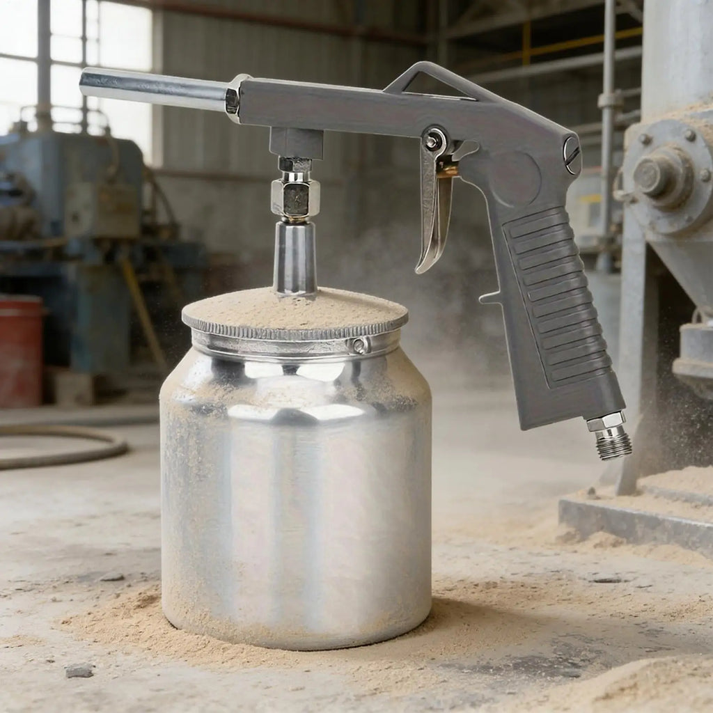 Heavy Duty Air-Powered Sandblasting Gun – Precision Media Blaster Sandblasting Gun Qme