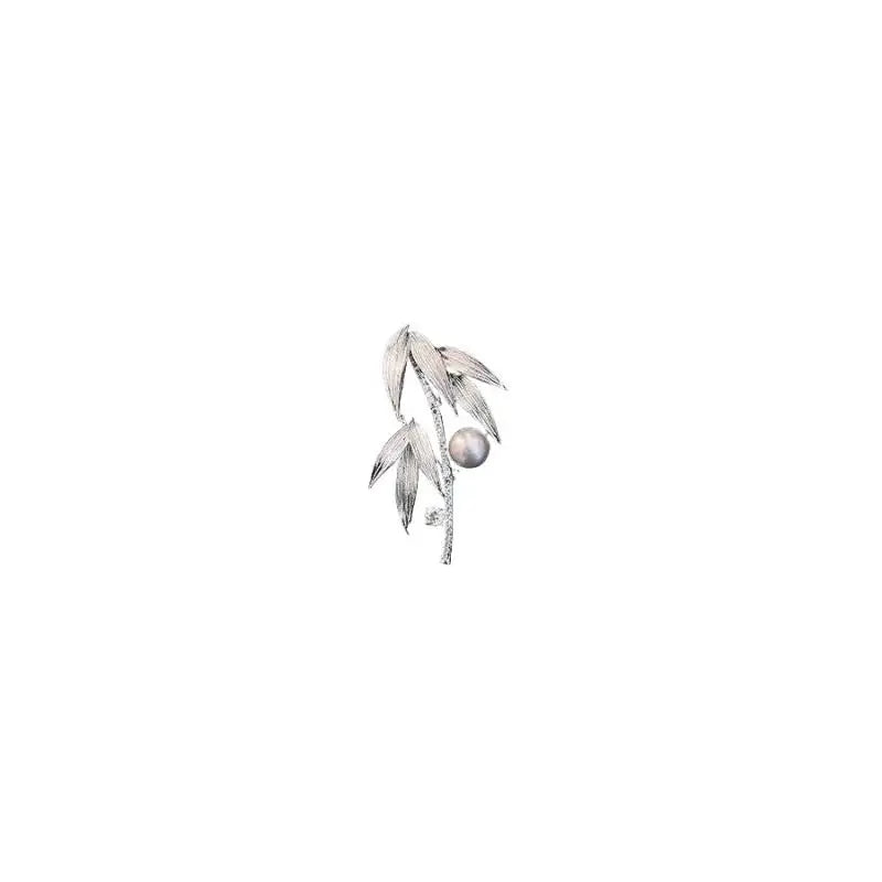 French Retro Butterfly Jasmine Brooch Pin | Elegant Gold Jewelry Brooch Pin Qme