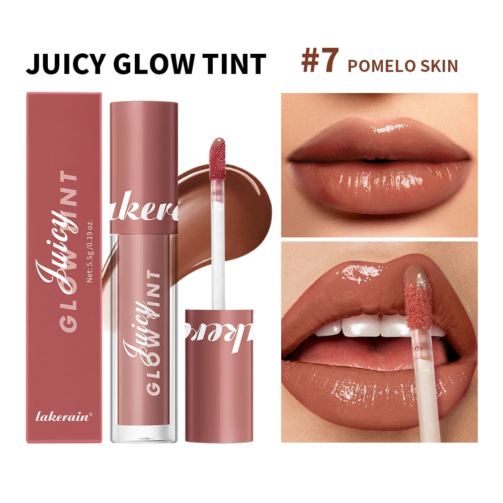 Lakerain Mirror Lip Glaze – Long-Lasting Hydrating Lip Gloss Lip Gloss Qst 07