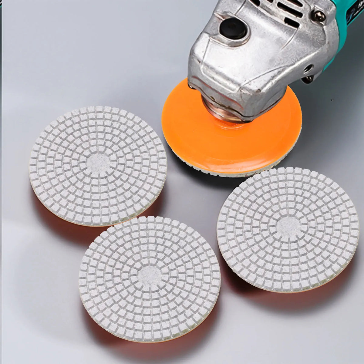 100mm Wet Dry Polishing Buff Disc – Granite Stone Concrete Polishing Buff Disc Qme