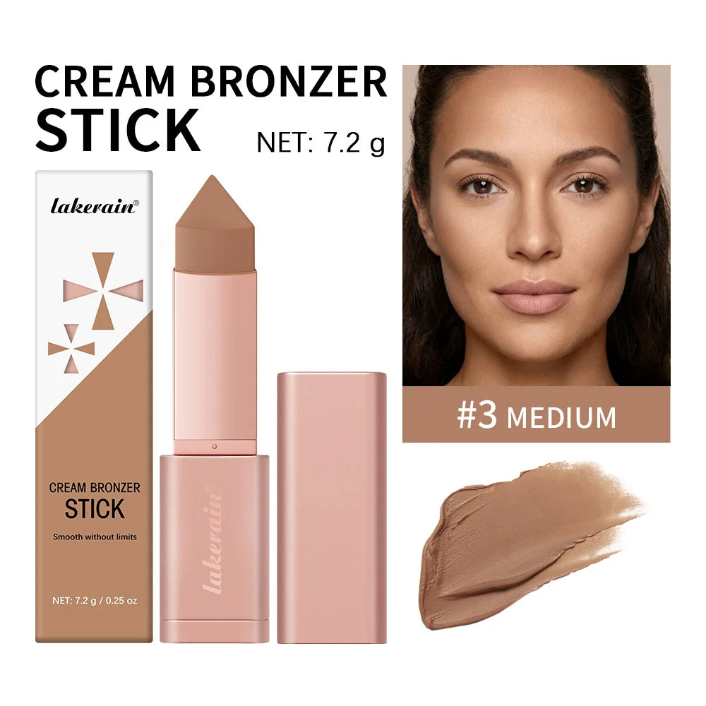 Cream Contour & Highlighter Stick – 3D Sculpting Bronzer Pen Contour Highlighter Stick Qst 03