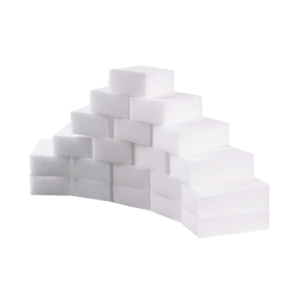 Magic Melamine Foam Eraser Sponge – Multi-Surface Stain Remover Cleaning Eraser Sponge Qme Ivory