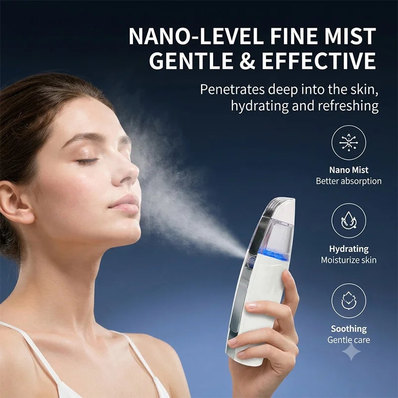 Nano Hydrogen Facial Mist Sprayer – USB Rechargeable Skin Care Facial Mist Sprayer Qst