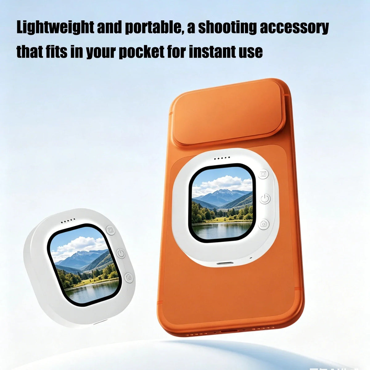 Magnetic Screen Sharing Device – Plug & Play Selfie Camera Screen Sharing Device Qme