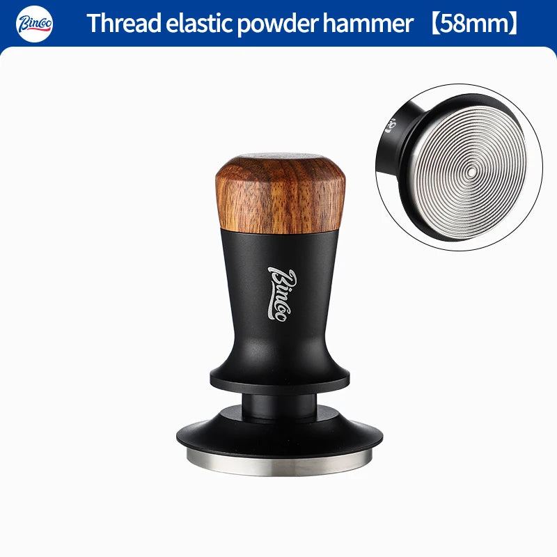 Bincoo Constant-Force Espresso Tamper 51/53/58mm Spring Level Espresso Tamper Qst 58mm Black China Mainland