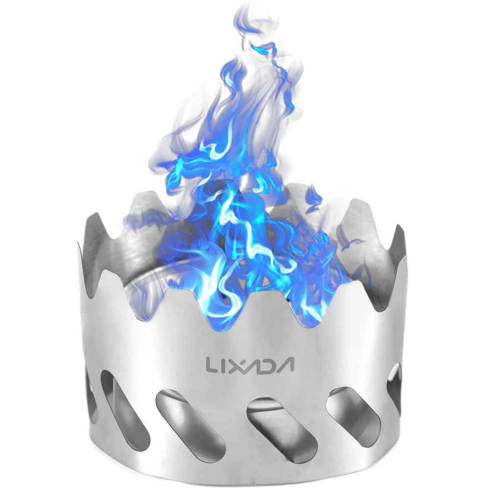 Mini Alcohol Camping Stove | Aluminum + Stainless Windshield Alcohol Camping Stove Qme Silver China Mainland
