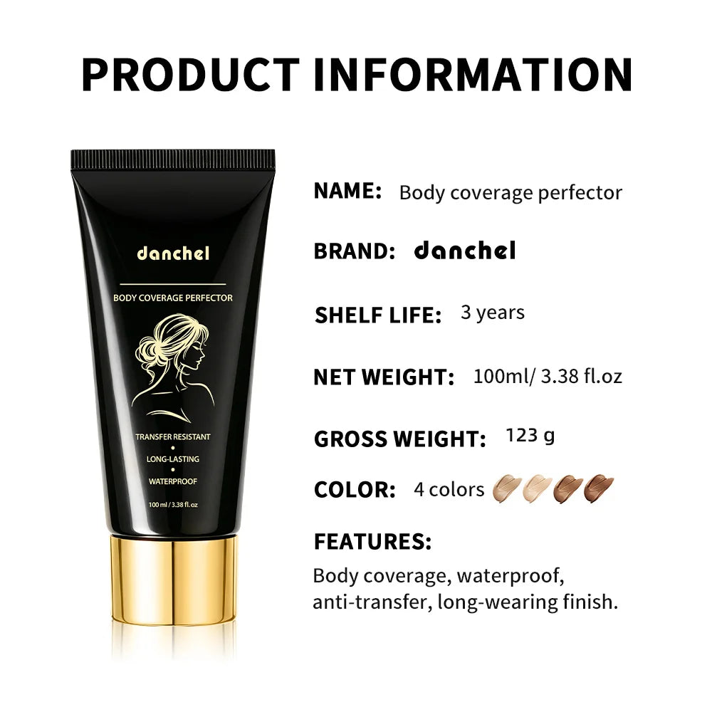 Waterproof Body Concealer – Cover Tattoos, Scars & Marks Body Concealer Qst