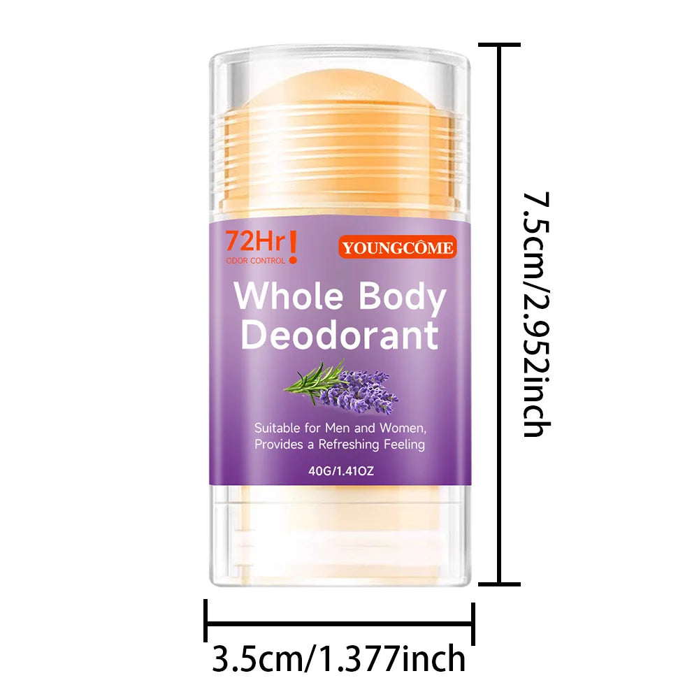 YOUNGCOME Whole Body Deodorant Stick – Long-Lasting Freshness Deodorant Stick Qst 1pcs