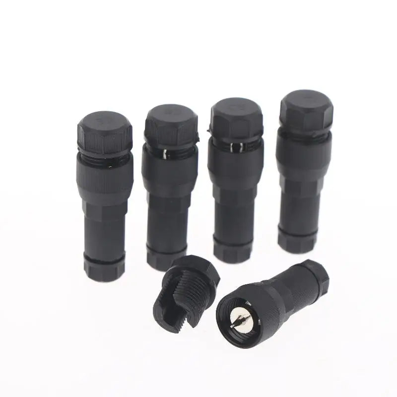 T-Shape Low Voltage Wire Connectors for Landscape Lighting 5-Pack Wire Connector Qme Black 5pcs