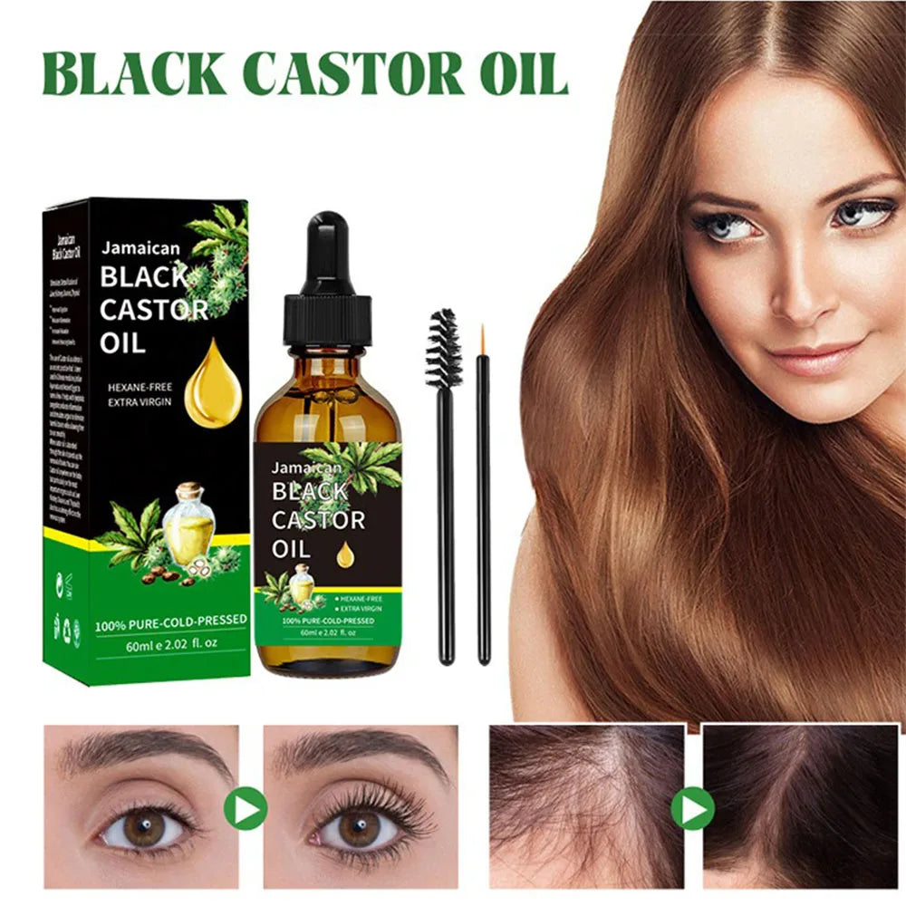 YOUNGCOME Organic Black Castor Oil – Hair & Skin 60ml Hair & Body Oil Qst