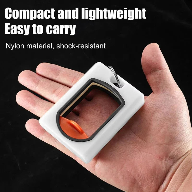 Square Fluorescent Cable Tie Organizer – Portable & Reusable Cable Tie Organizer Qme