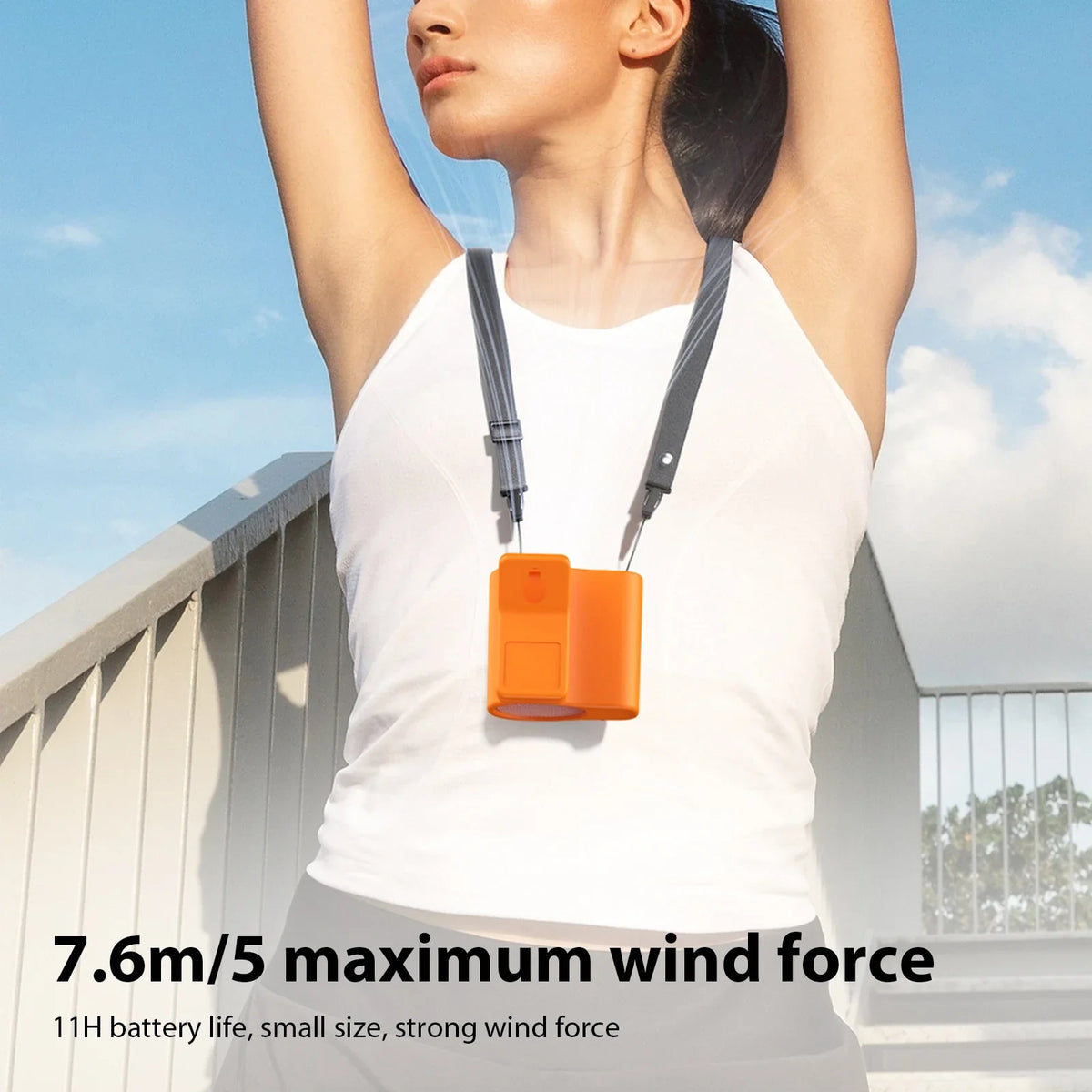 USB Rechargeable Clip-On Semiconductor Cooling Fan | 360° Desk Clip-On Cooling Fan Qme