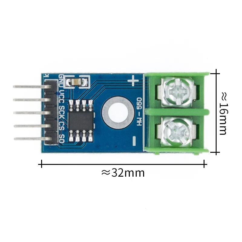 MAX6675 K-Type Thermocouple Temperature Sensor Module Temperature Sensor Module Qme