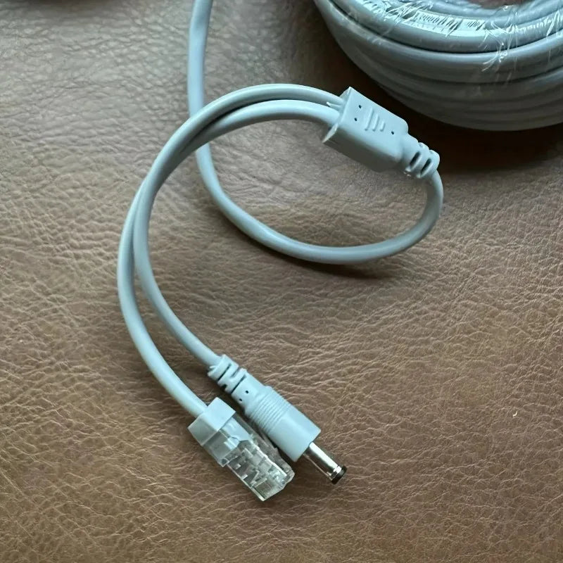 RJ45 2-in-1 Power & Ethernet Combo Cable for Surveillance Ethernet Combo Cable Qme
