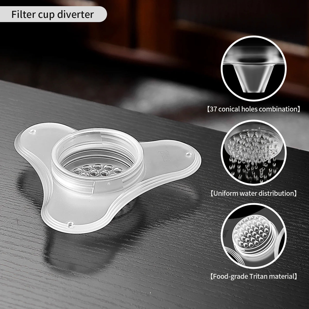 Bincoo Pour Over Flow Distributor – Even Coffee Extraction Pour Over Accessory Qst 1pc