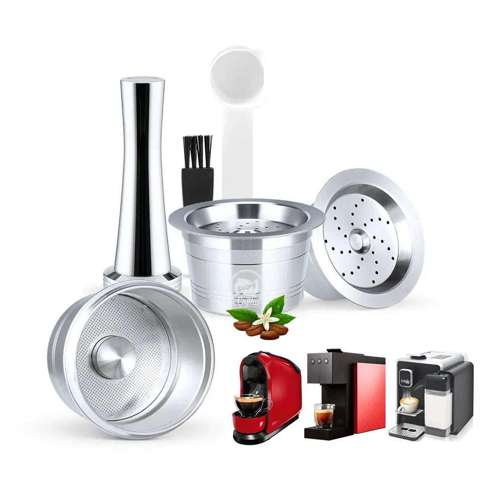 Reusable Stainless Steel Coffee Capsules – K-FEE & Cafissimo Refillable Coffee Capsule Qst