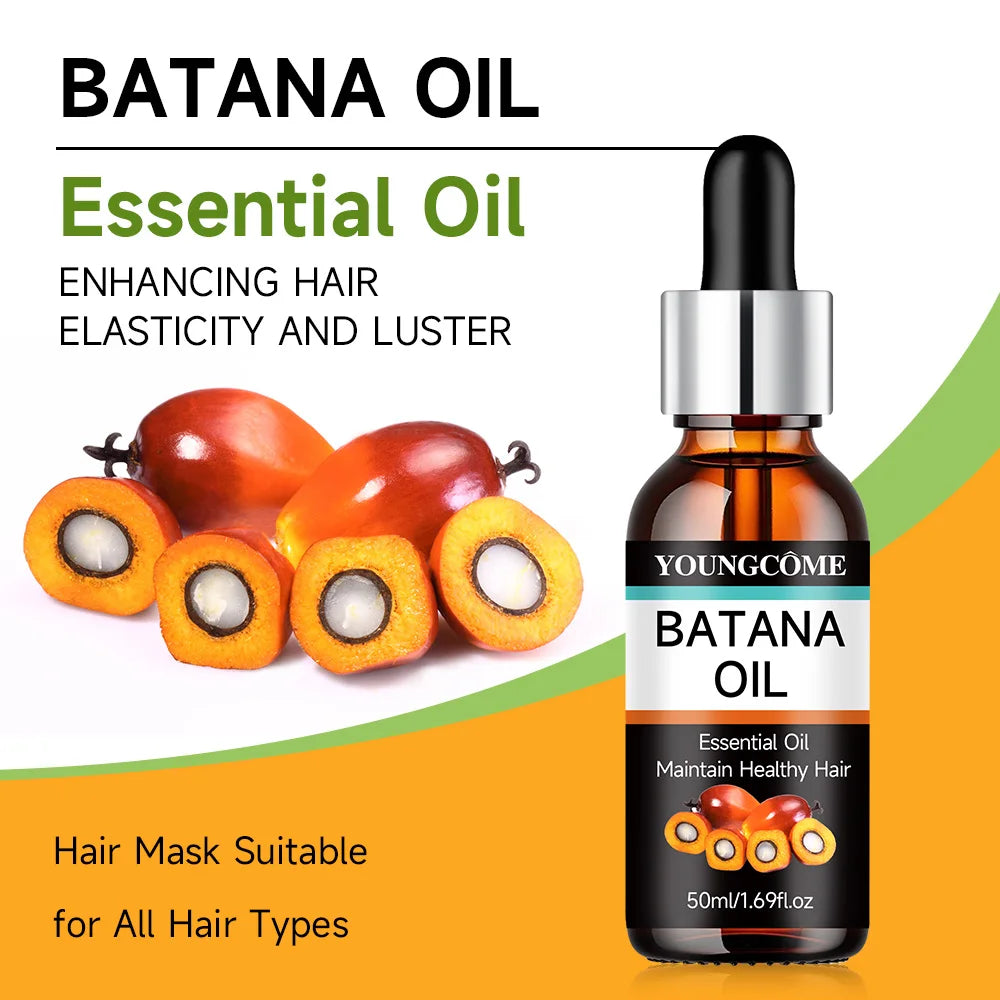 YOUNGCOME Batana Hair Oil – Deep Conditioner All Hair Types Hair Care Oil Qst
