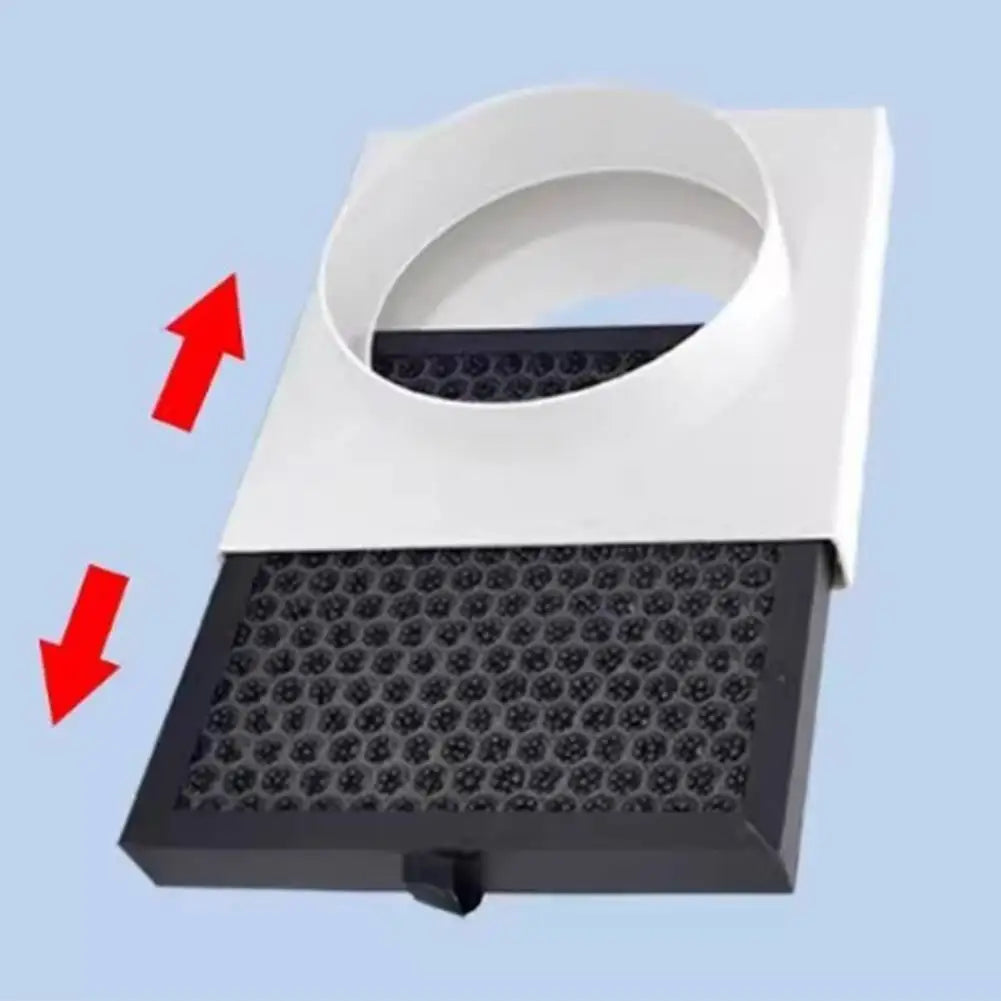 HEPA Inline Duct Air Filter for PVC & PE Pipes | 110mm–160mm Inline HEPA Duct Filter Qme