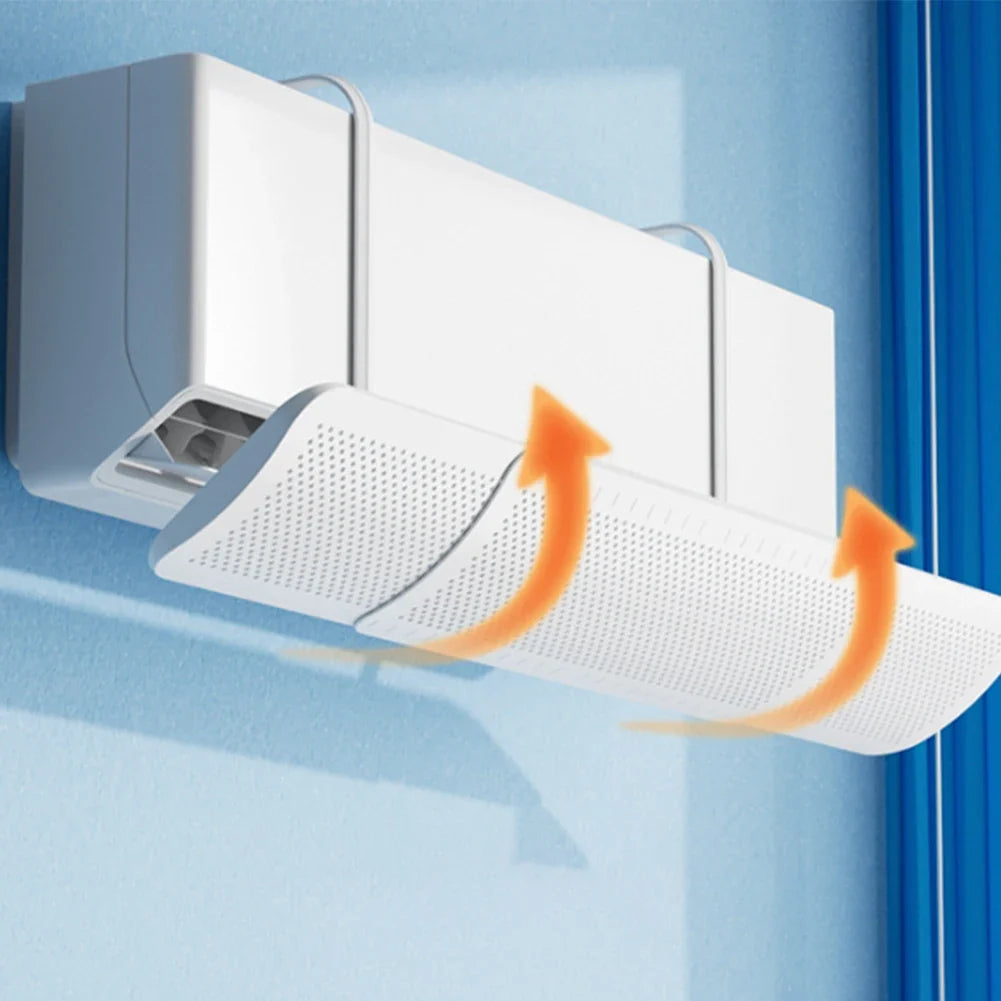 Wall Mounted AC Air Deflector – Adjustable Retractable Baffle AC Air Deflector Qme