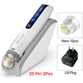 Hello Face Q2 Wireless Microneedling Pen – EMS, LED & 12 Cartridges Microneedling Pen Qst 10-Nano US