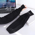 UPF 50+ Ice Silk Arm Sleeves – UV Protection, Quick-Dry Outdoor UV Arm Sleeves Qst Black