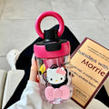 Hello Kitty Water Cup – Portable Large Straw Cup for Girls Straw Water Cup Qme 3 600ml