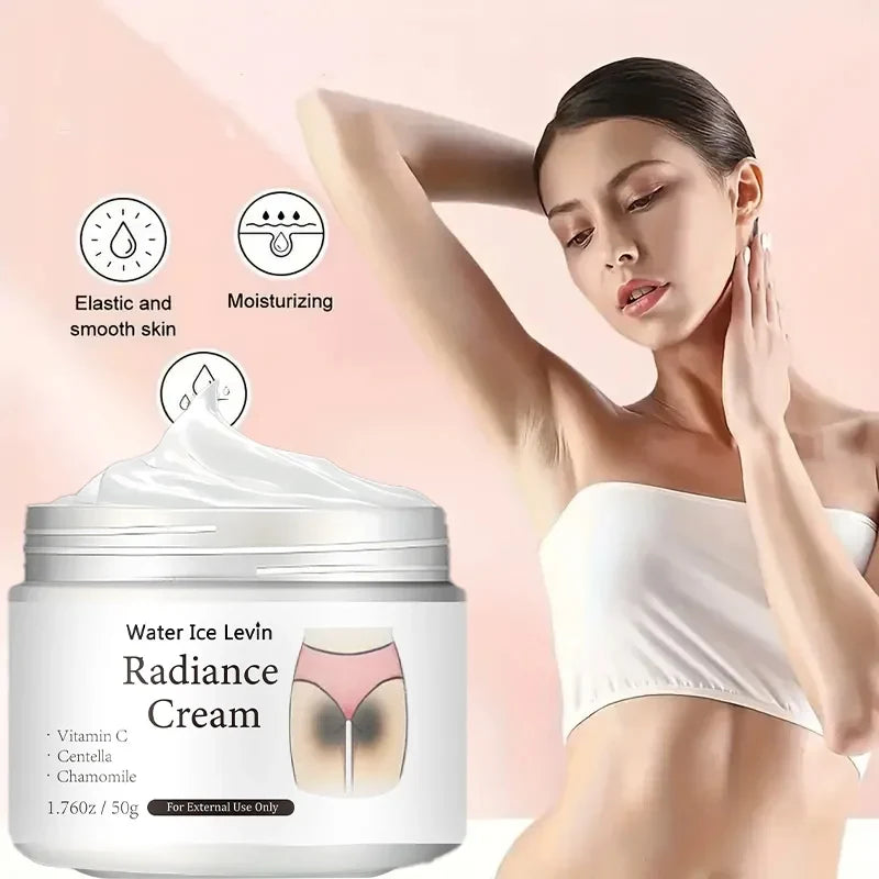 Qme Vitamin C Radiance Cream – Underarms, Joints & Private Areas Brightening Body Cream Qme
