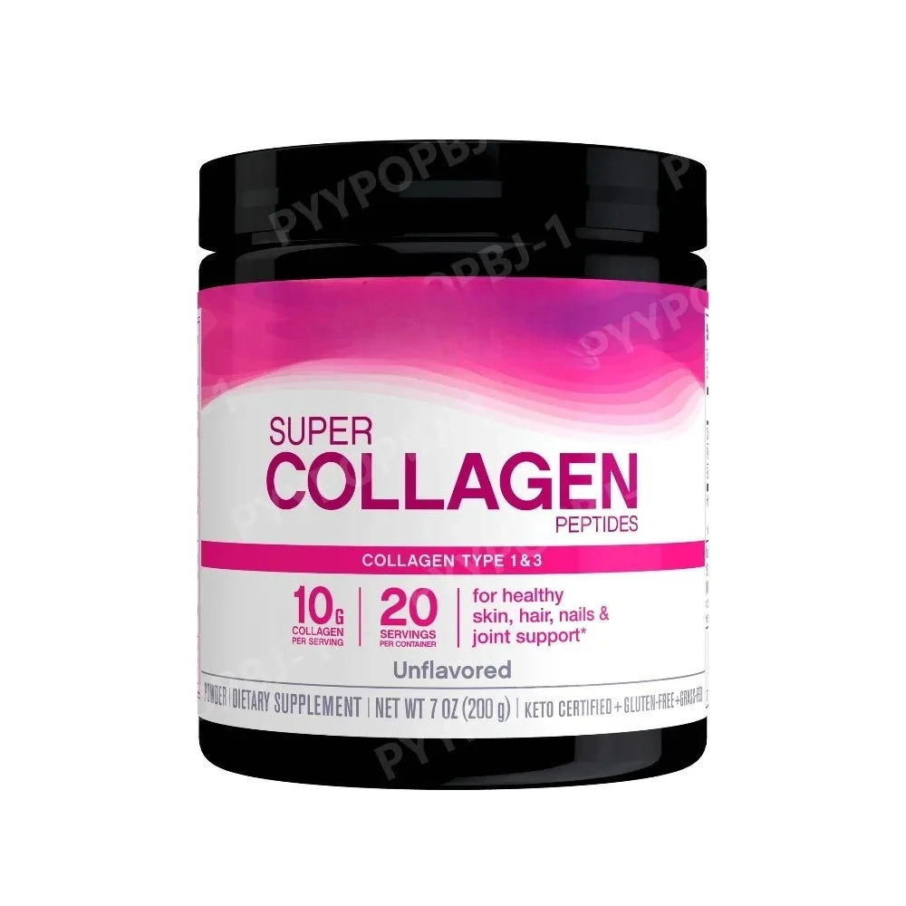 Unflavored Collagen Peptides Powder 10g Hydrolyzed Bovine – 20 Servings Collagen Supplement Qst 1botlle 200g
