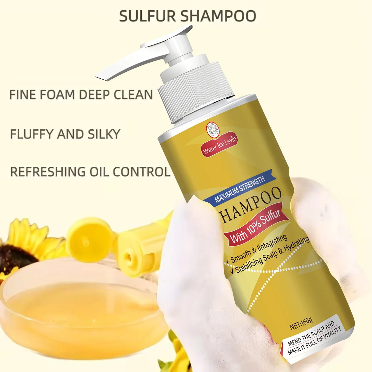 Maximum Strength 10% Sulfur Shampoo | Scalp & Hair Care Sulfur Scalp Shampoo Qme