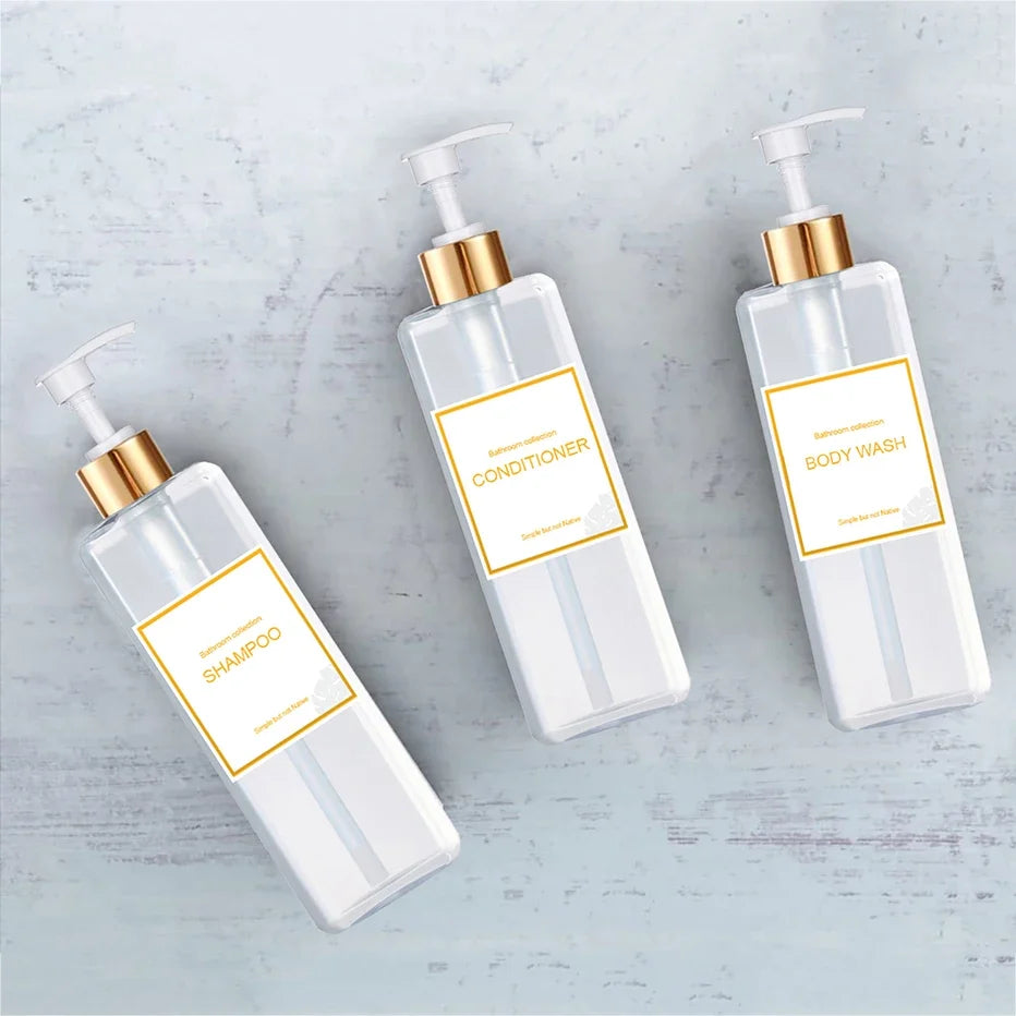 Refillable Pump Bottles – Shampoo, Conditioner & Body Wash Refillable Pump Dispenser Qme