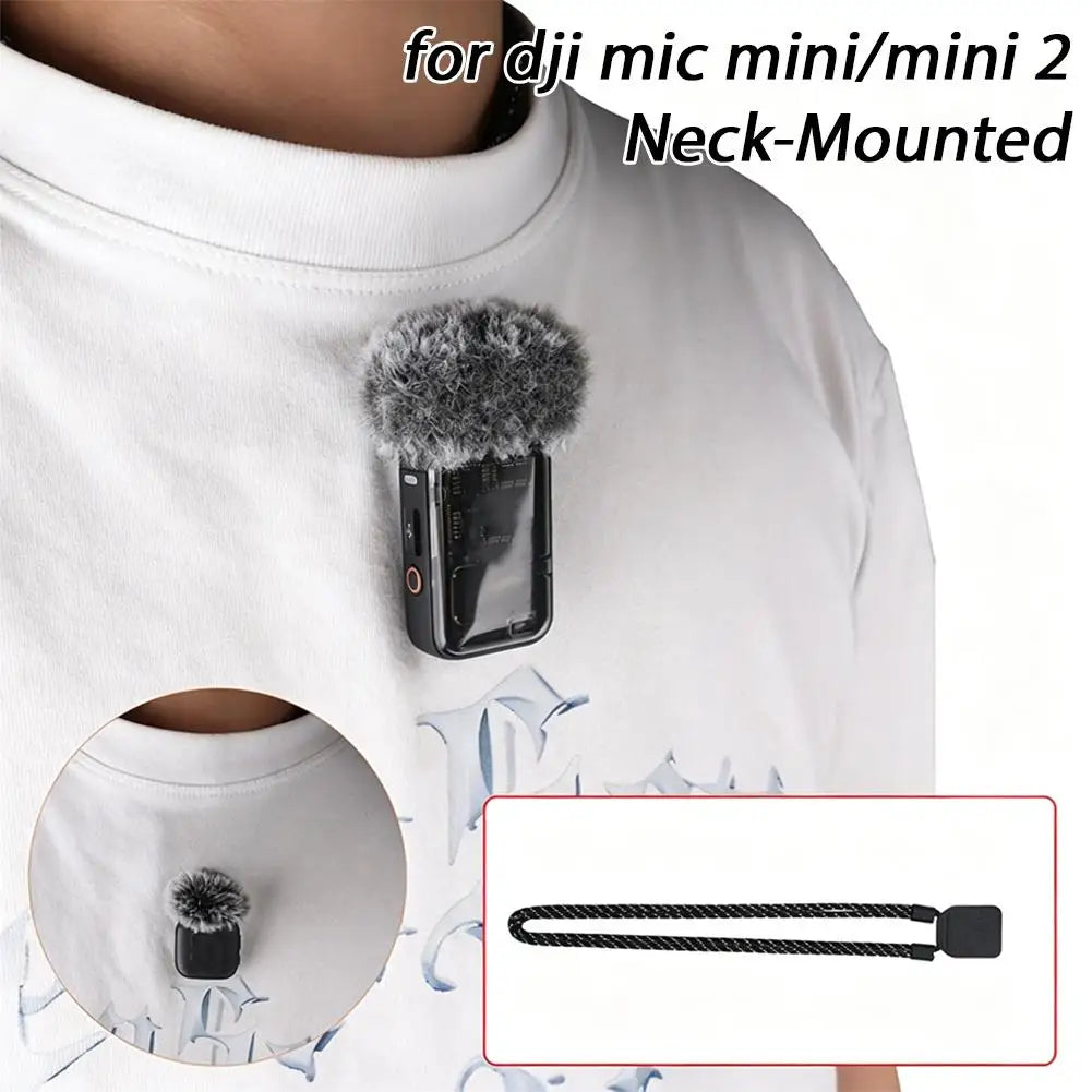 Magnetic Neck Strap for DJI Mic Mini 2 & Mic 2 Mount Bracket Microphone Accessory Qme