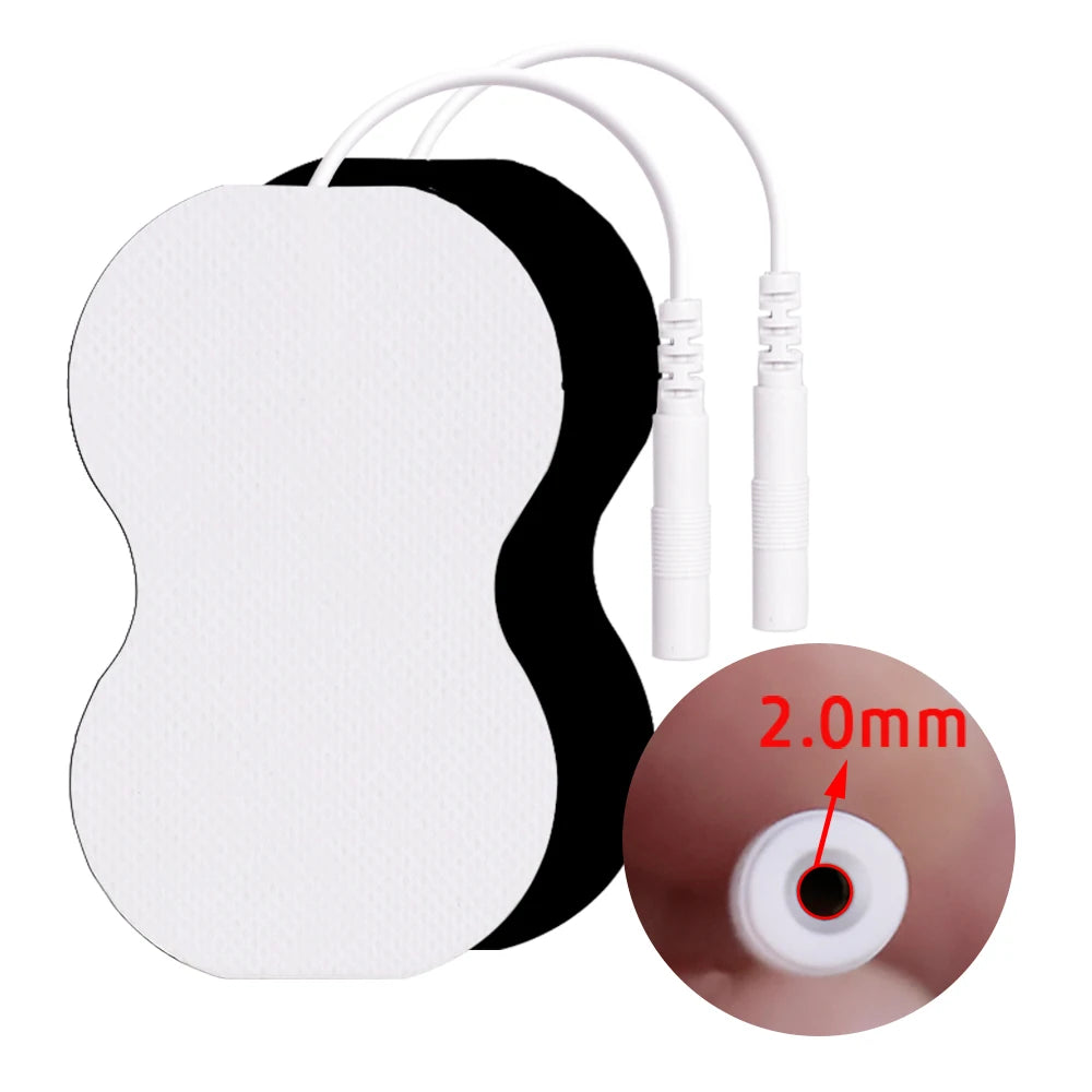 TENS EMS Reusable Electrode Pads – Self-Adhesive Gel 10/20 Pcs Electrode Pads Qst