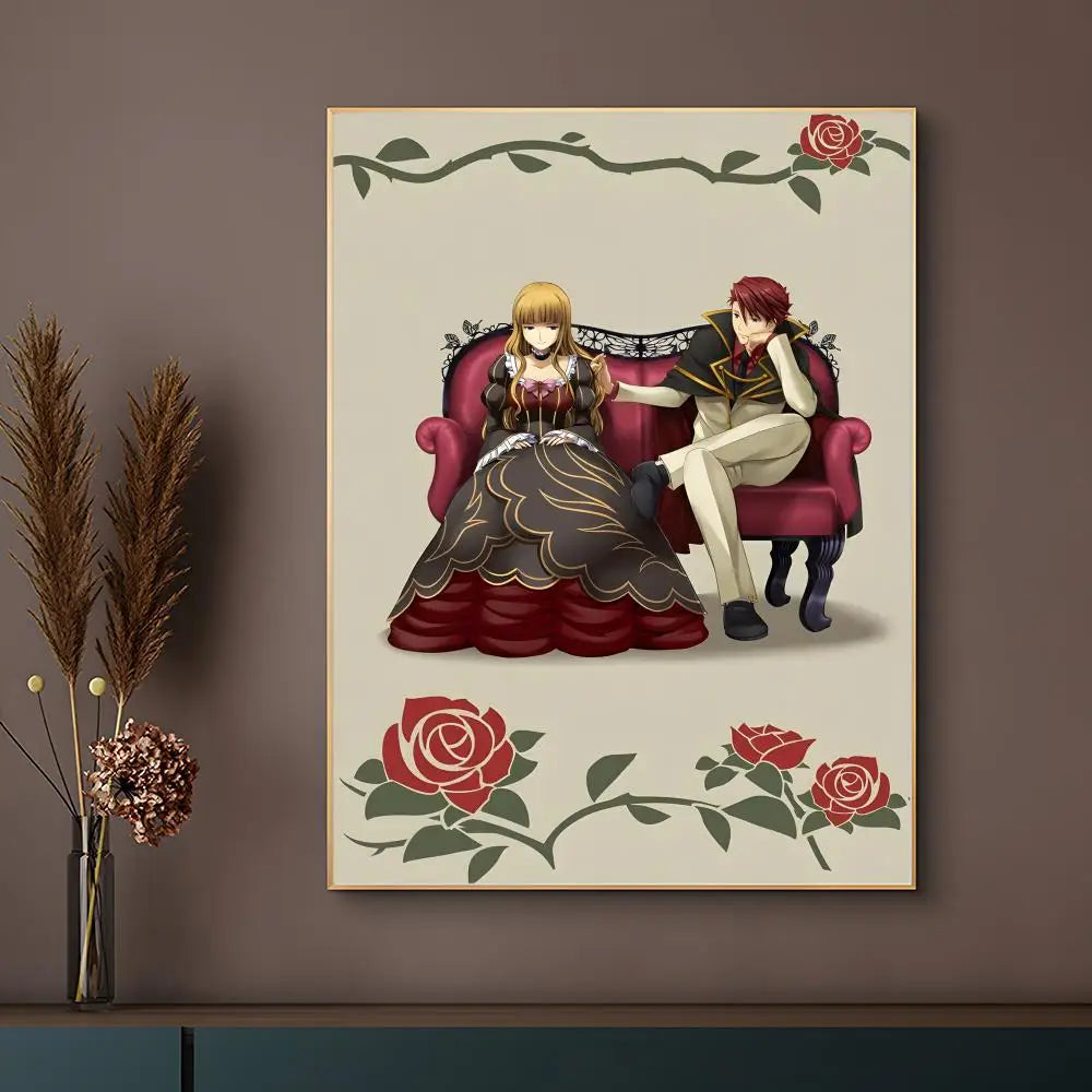Umineko When They Cry Anime Poster – HD Canvas Wall Art Anime Canvas Poster Qst z8 20x30cm Unframed