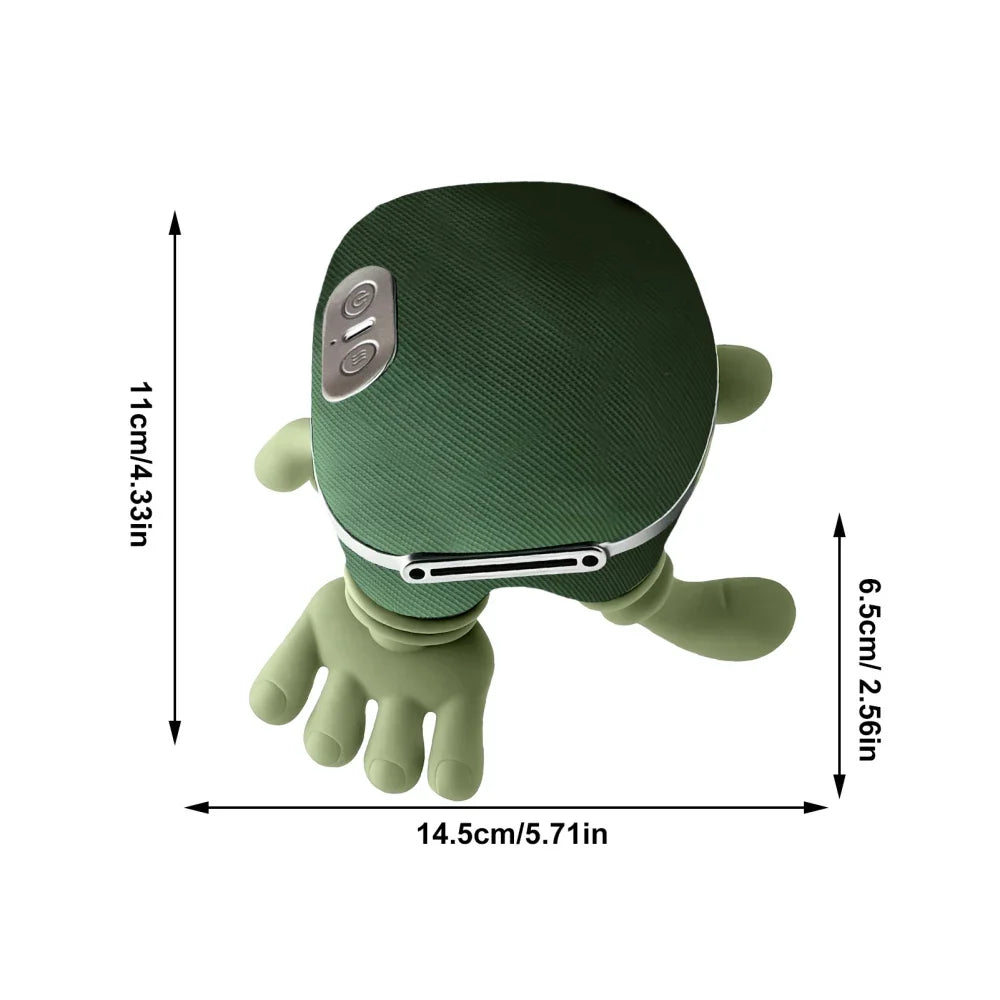 Neck & Shoulder Kneading Massager Shawl | 3-Level Modes Neck Shoulder Massager Qme Green