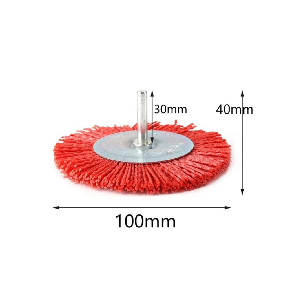 Nylon Cup Brush Wire Wheel – Polishing & Deburring 50/75/100mm Abrasive Cup Brush Qme 100mm