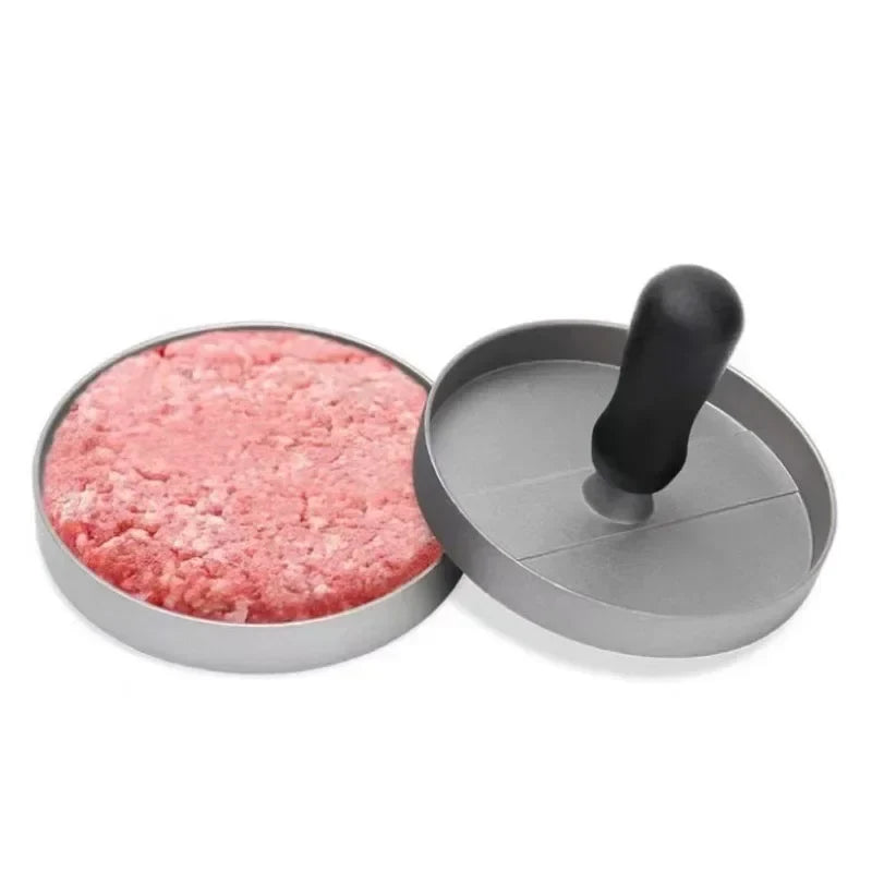 Non-Stick Aluminum Burger Press & Hamburger Patty Maker Burger Patty Press Qme 1pcs-Black