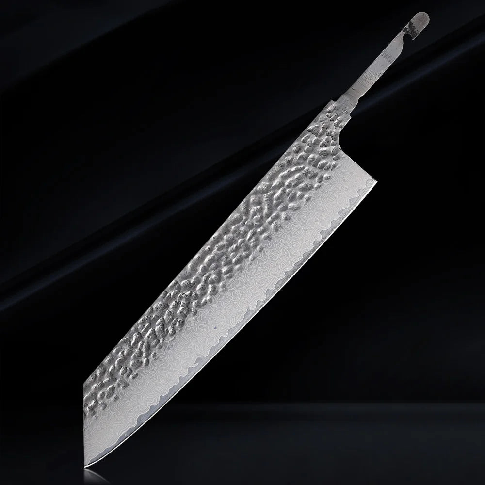 TURWHO Damascus VG10 Knife Blank Blade – DIY Kitchen Knife Knife Blank Blade Qst 8.2 inch Kiritsuke