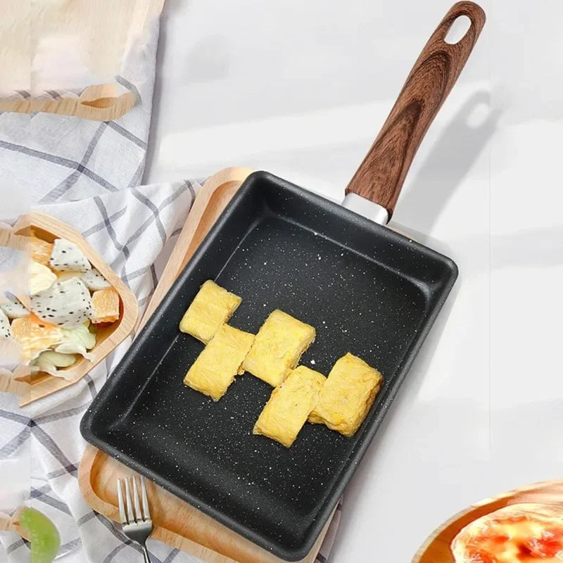 Tamagoyaki Nonstick Rectangle Egg Pan | Japanese Omelette Skillet Omelette Skillet Pan Qme