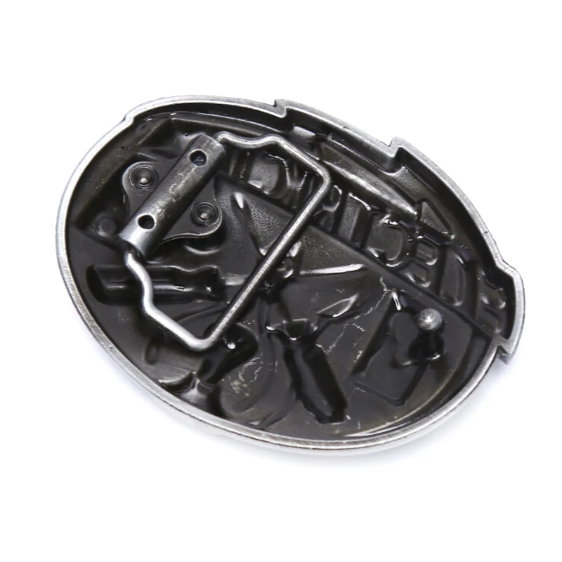 Vintage Cowboy Alloy Belt Buckle – Fits 1.5 Inch Wide Belts Belt Buckle Qst One Size