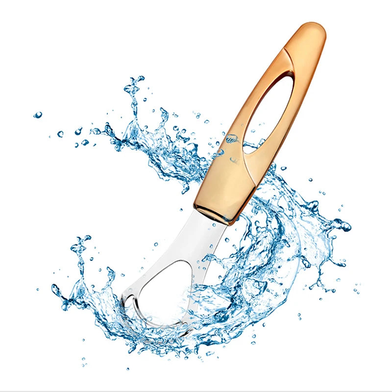 Stainless Steel Tongue Scraper – Fresh Breath Oral Cleaner Tongue Scraper Qst